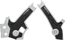 ACERBIS X-Grip Frame Guards - Silver/Black - DR 650S/SE 2801931019