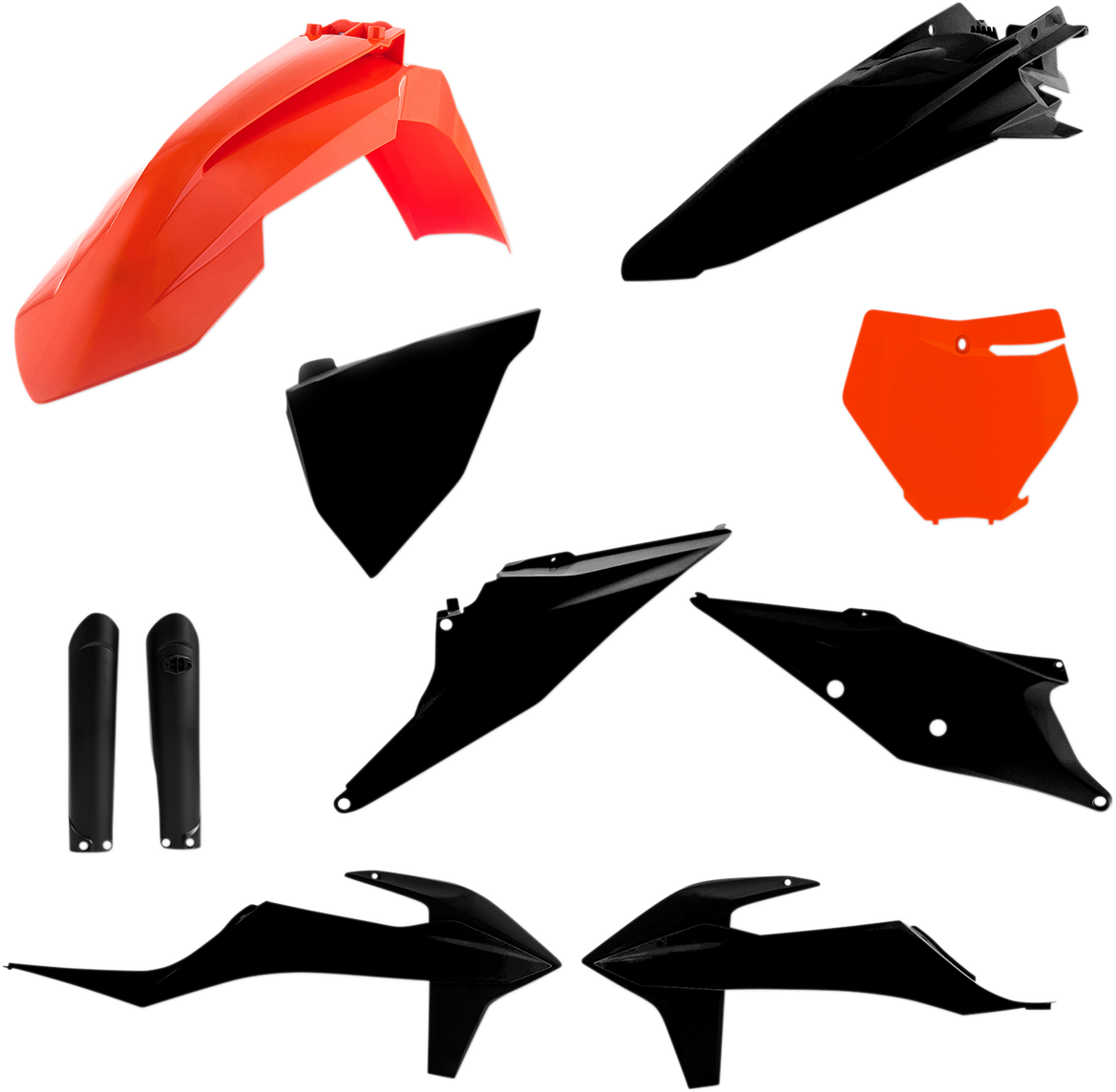 ACERBIS Full Body Kit - '16 OEM Orange/Black - KTM - SX/XC '19-'22 2726495225