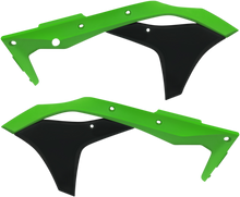 ACERBIS Radiator Shrouds - Green/Black 2630611089