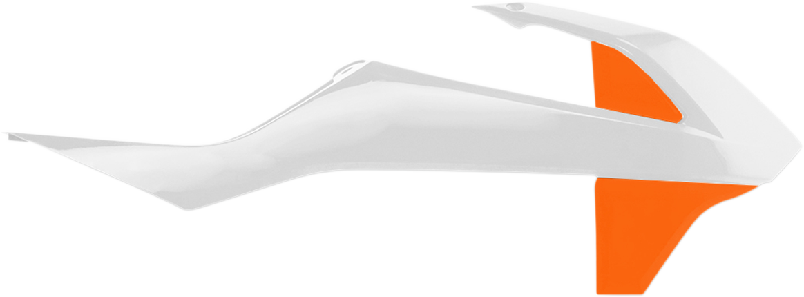 ACERBIS Radiator Shrouds - '19 OEM White/'16 OEM Orange 2685965412