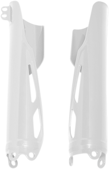 ACERBIS Fork Covers - Lower - White - Honda 2736240002