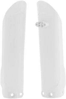 ACERBIS Lower Fork Covers for Inverted Forks - White 2686000002