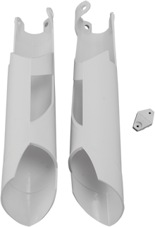 ACERBIS Lower Fork Covers for Inverted Forks - White 2113750002