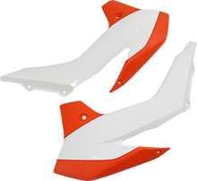 ACERBIS Radiator Shrouds - Orange/White 2314261088