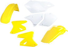 ACERBIS Standard Body Kit - '05 OEM Yellow/White - Kawasaki | Suzuki '00-'07 2041080206
