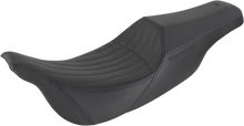 SADDLEMEN Seat - Ken's Factory Pro Series - Front Gripper/Rear Smooth - Black KEN80807