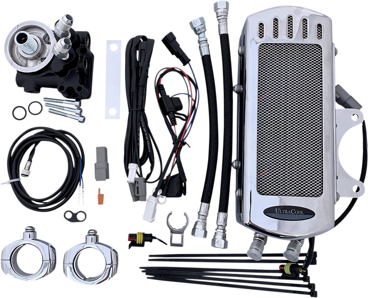 ULTRACOOL Oil Cooler Kit - Chrome - Indian IN-1C