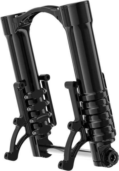 ARLEN NESS Fork Legs - 49 mm - Black Anodized - For Custom Radial Mount Brake Caliper 120-003