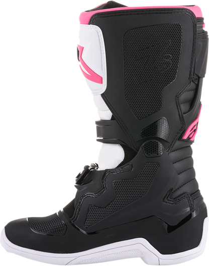 ALPINESTARS Stella Tech 3 Boots - Black/White/Pink - US 9 / EU 41 2013218-130-9