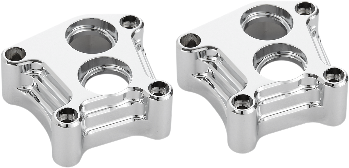 ARLEN NESS Lifter Block Covers - 10 Gauge - Chrome 12-572