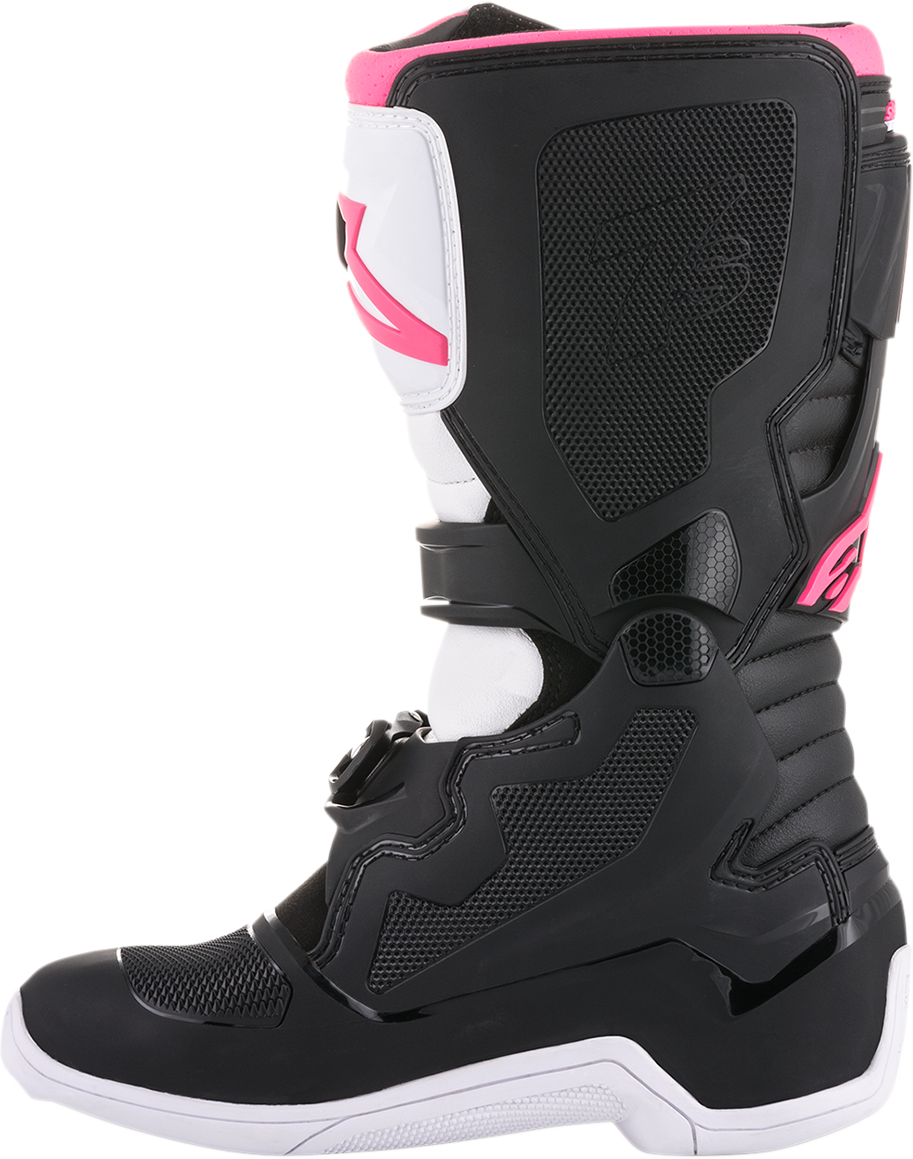 ALPINESTARS Stella Tech 3 Boots - Black/White/Pink - US 6 / EU 37 2013218-130-6