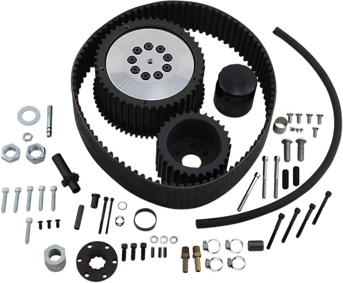 BELT DRIVES LTD. Monster Belt Drive with Outboard Support Bearing TF-2000