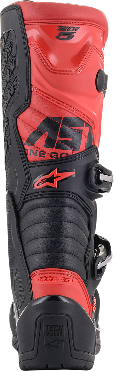 ALPINESTARS Tech 5 Boots - Black/Red- US 13 / EU 48 2015015-13-13
