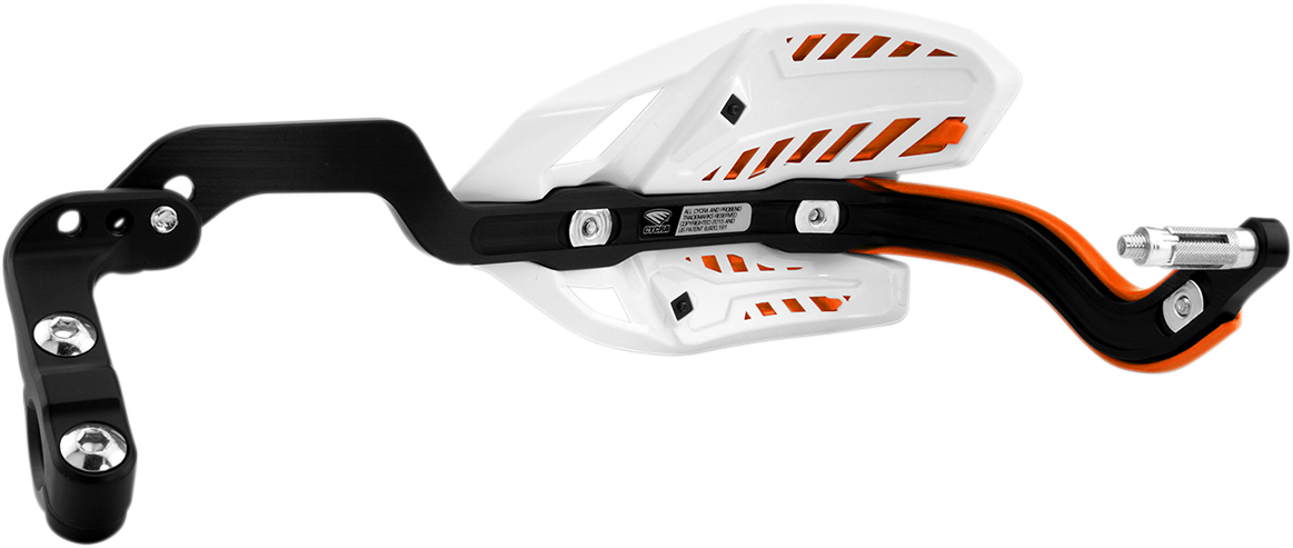 CYCRA Ultra Probend CRM Wrap Around Handguards for 1-1/8" Handlebars - White/Orange 1CYC-7408-22X