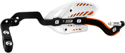 CYCRA Ultra Probend CRM Wrap Around Handguards for 1-1/8" Handlebars - White/Orange 1CYC-7408-22X