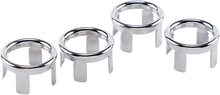 CHRIS PRODUCTS Blue Dots - Chrome Edging 0530-4