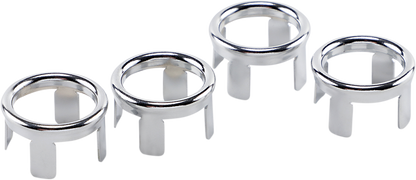 CHRIS PRODUCTS Blue Dots - Chrome Edging 0530-4