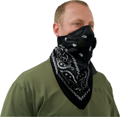 ATV-TEK Bandana Dust Mask - Black BDMBLK