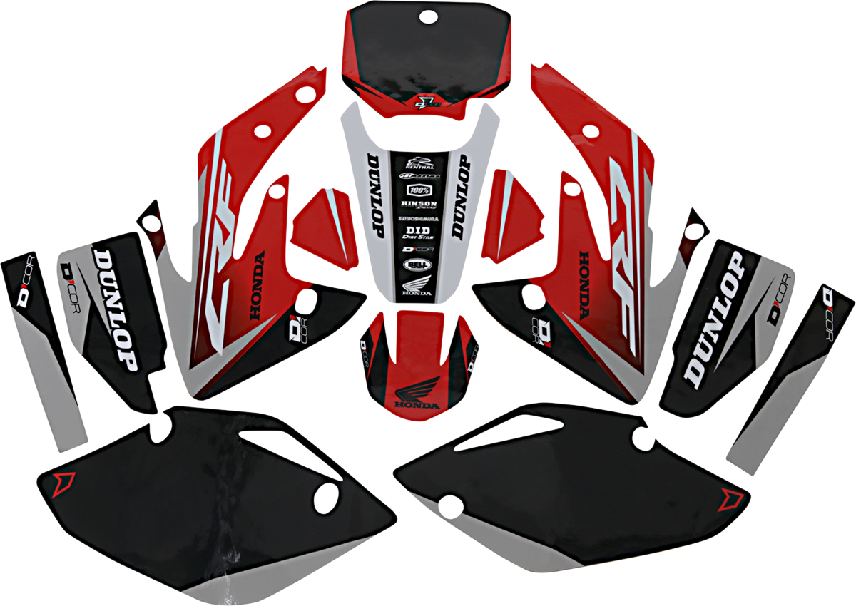 D'COR VISUALS Graphic Kit - Cor 9 Honda - CRF150R 20-10-154
