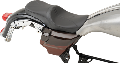 DRAG SPECIALTIES SEATS Low Touring Seat - Solar Reflective - Mild Stitched - Yaffe Tanks - FL '08-'23 0801-1069