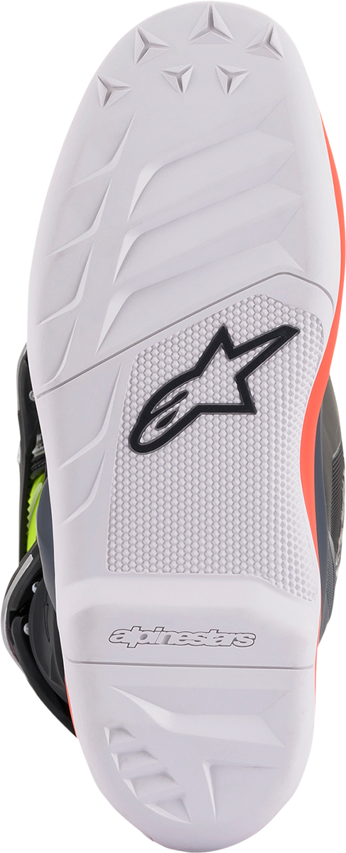 ALPINESTARS Youth Tech 7S Boots - Black/Gray/Red/White/Yellow - US 8 / EU 42 2015017-9058-8