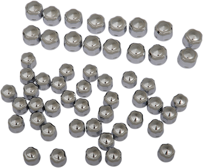 CIRO Caps - Engine/Bolt/Cover - Crown/Diamond-Cut - Chrome - M8 70021