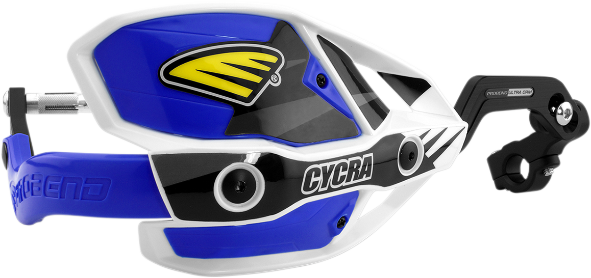 CYCRA Ultra Probend CRM Wrap Around Handguards for 1-1/8" Handlebars - White/Blue 1CYC-7408-62X
