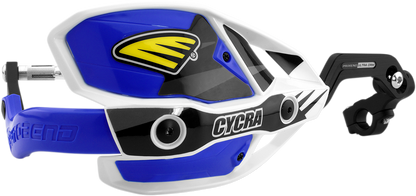 CYCRA Ultra Probend CRM Wrap Around Handguards for 1-1/8" Handlebars - White/Blue 1CYC-7408-62X