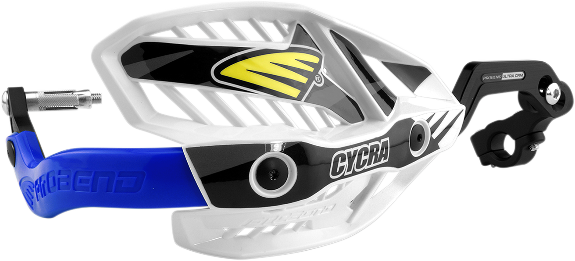 CYCRA Ultra Probend CRM Wrap Around Handguards for 1-1/8" Handlebars - White/Blue 1CYC-7408-62X