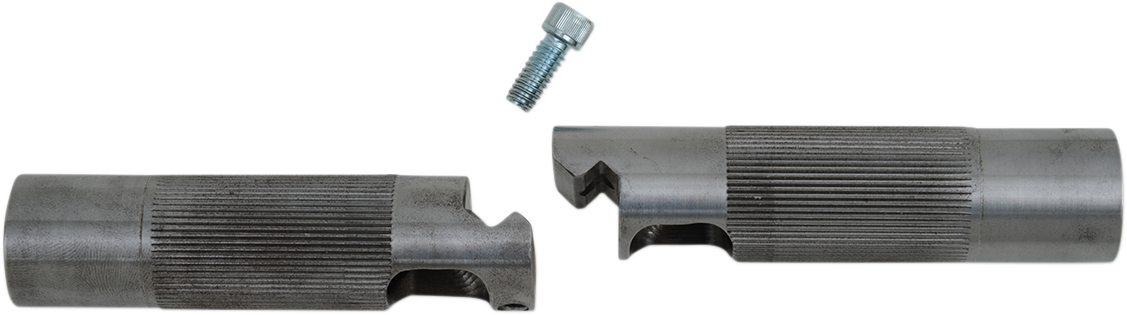 FAT BAGGERS INC. 1-1/4" EZ Install Pointed Top Handlebar Kit - 12" - Black 909112-B