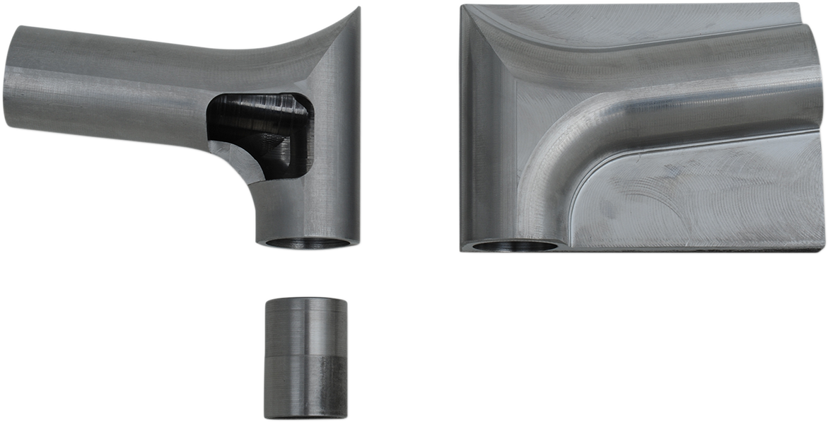 FAT BAGGERS INC. 1-1/4" EZ Install Pointed Top Handlebar Kit - 12" - Black 909112-B