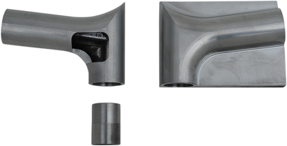 FAT BAGGERS INC. 1-1/4" EZ Install Pointed Top Handlebar Kit - 12" - Black 909112-B