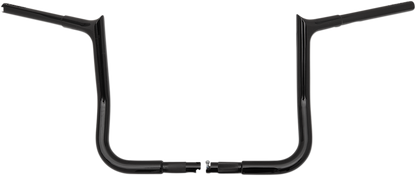 FAT BAGGERS INC. 1-1/4" EZ Install Pointed Top Handlebar Kit - 12" - Black 909112-B