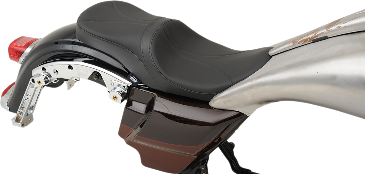 DRAG SPECIALTIES SEATS Low Touring Seat - Solar Reflective - Mild Stitched - Razorback Tanks - FL '08-'23 0801-1075