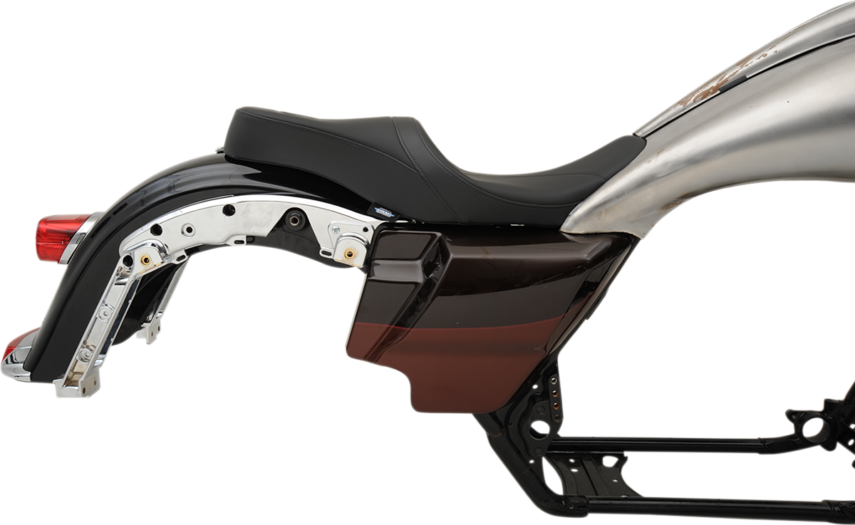 DRAG SPECIALTIES SEATS Low Touring Seat - Solar Reflective - Mild Stitched - Razorback Tanks - FL '08-'23 0801-1075