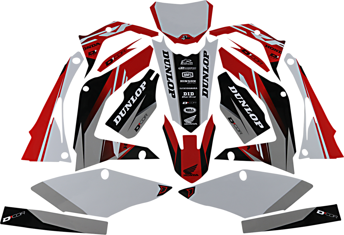 D'COR VISUALS Graphic Kit - Cor 9 Honda - CRF 250/450 '17-'18 20-10-442