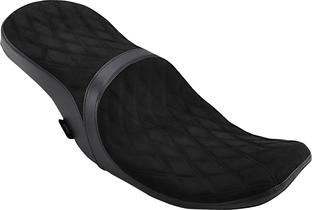 DRAG SPECIALTIES SEATS Low Touring Seat - Vinyl - Diamond - Razorback Tanks - FL '08-'23 0801-1076