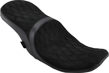 DRAG SPECIALTIES SEATS Low Touring Seat - Vinyl - Diamond - Razorback Tanks - FL '08-'23 0801-1076