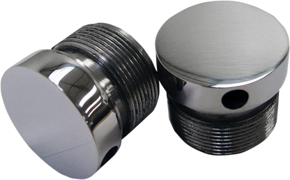 LA CHOPPERS Flush-Mount Fork Cap - 39 mm - Polished LA-7504-39
