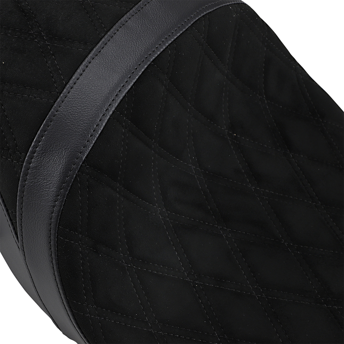 DRAG SPECIALTIES SEATS Low Touring Seat - Vinyl - Diamond - Razorback Tanks - FL '08-'23 0801-1076