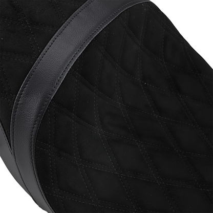 DRAG SPECIALTIES SEATS Low Touring Seat - Vinyl - Diamond - Razorback Tanks - FL '08-'23 0801-1076