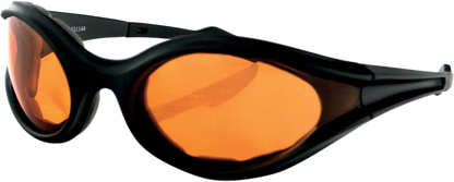 BOBSTER Foamerz Sunglasses - Matte Black - Amber Lens ES114A
