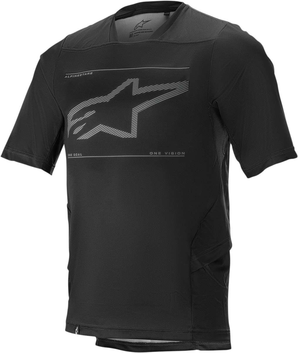 ALPINESTARS Drop 6.0 Short-Sleeve Jersey - Black - 2XL 1766320-10-2X