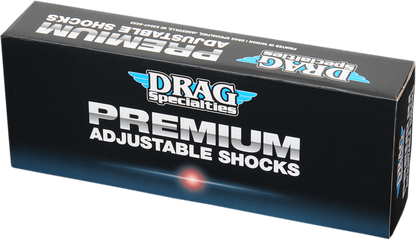DRAG SPECIALTIES SHOCKS Premium Ride-Height Adjustable Shocks - 12" - Standard - Chrome C16-0153A