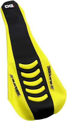 BLACKBIRD RACING Double Grip 3 Seat Cover - Black/Yellow - Suzuki 1325HUS