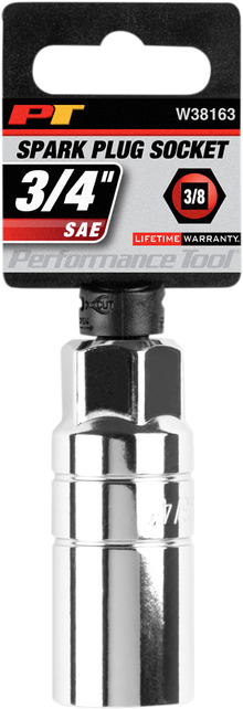 PERFORMANCE TOOL Socket - Spark/Plug - 3/4" W38163