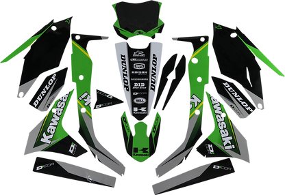 D'COR VISUALS Graphic Kit - Cor 9 Kawasaki - KX 250 F '17-'20 20-20-233