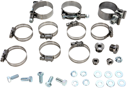BASSANI XHAUST Down Under Exhaust - Chrome - Straight Can 1F76R