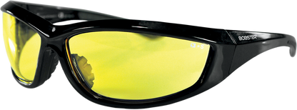 BOBSTER Charger Sunglasses - Gloss Black - Yellow Lens ECHA001Y