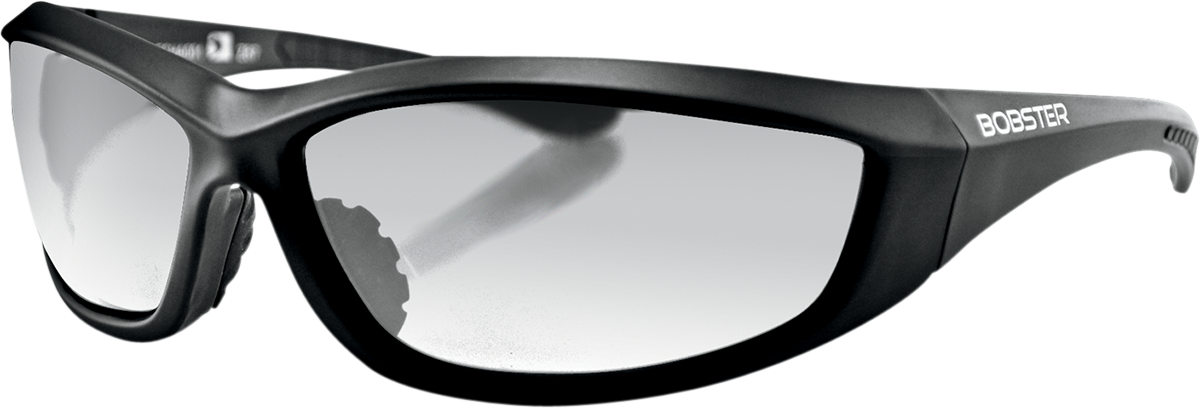 BOBSTER Charger Sunglasses - Gloss Black - Clear Lens ECHA001C